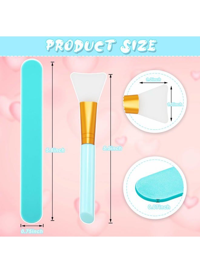 Patelai 15-Piece Reusable Stir Sticks Set - 12 Resin Sticks & 3 Silicone Epoxy Brushes - Pink - For Face Mask & Makeup - Image 2