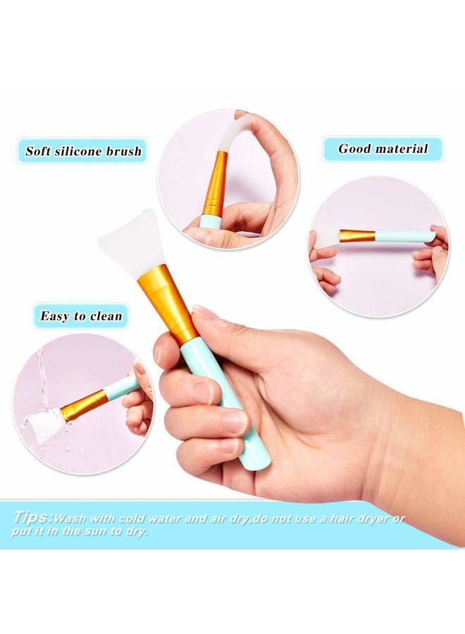 Patelai 15-Piece Reusable Stir Sticks Set - 12 Resin Sticks & 3 Silicone Epoxy Brushes - Pink - For Face Mask & Makeup - Image 3