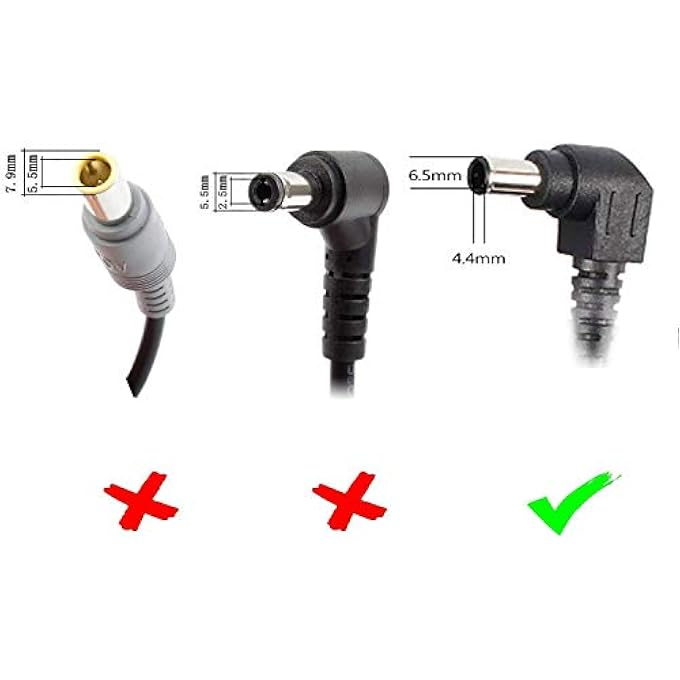 rayihni 19.5V 4.7A 90W LAPTOP CHARGER FOR SONY NOTEBOOK COMPUTER PC POWER CORD SUPPLY LEAD AC ADAPTER VAIO PCG VPC VGP PCGA SVE SVF SERIES CONNECTOR : 6.5 X 4.4MM, -SONY-90W, - Image 3