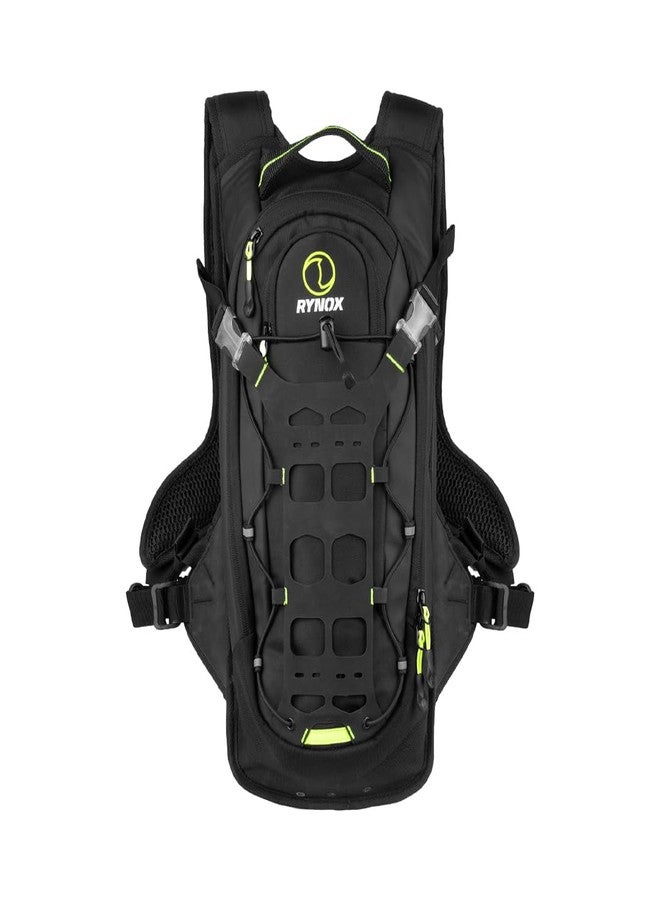 Rynox Navigator Hydration Backpack - 4 Ltr I BackTrack Adjustable Harness Technology | 600D Cordura Panels | Duraflex Hose Keeper and Rotable Buckle - Image 3