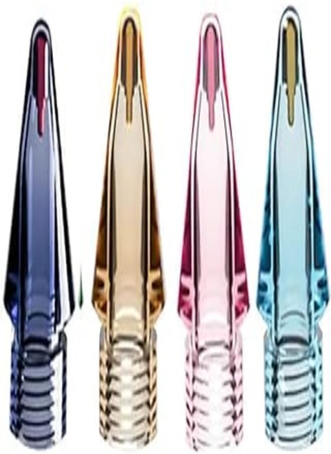 Clear Pencil Tips for Apple Pencil 2nd 1st Generation Colorful Replacement Tip For Apple Pencil Tip spare Nib for iPad Pro/Air/Mini (4 peak)