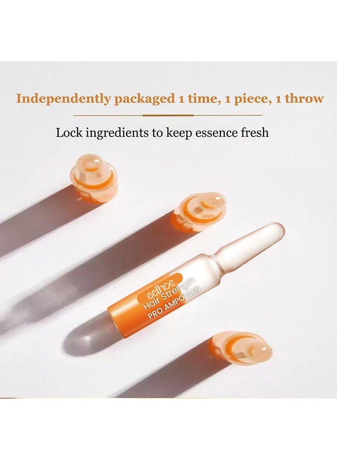 إيلهو أمبولات إعادة نمو الشعر الاحترافية ، مصل نمو الشعر ، بيوتين مصل نمو الشعر ، علاج مضاد للترقق ، إعادة نمو تساقط الشعر لتساقط الشعر 2 مل * 7 قطع - Image 5