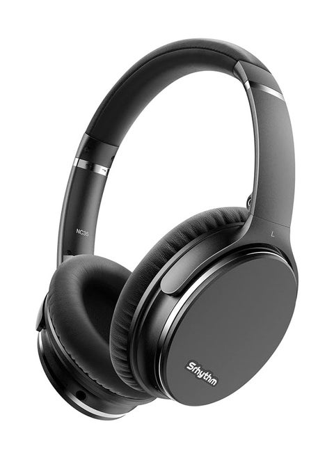 Srhythm NC35 Noise Cancelling Headphones Wireless Bluetooth 5.3, Fast Charge Over-Ear Lightweight Headset with Microphones,Mega Bass 50+ Hours’ Playtime