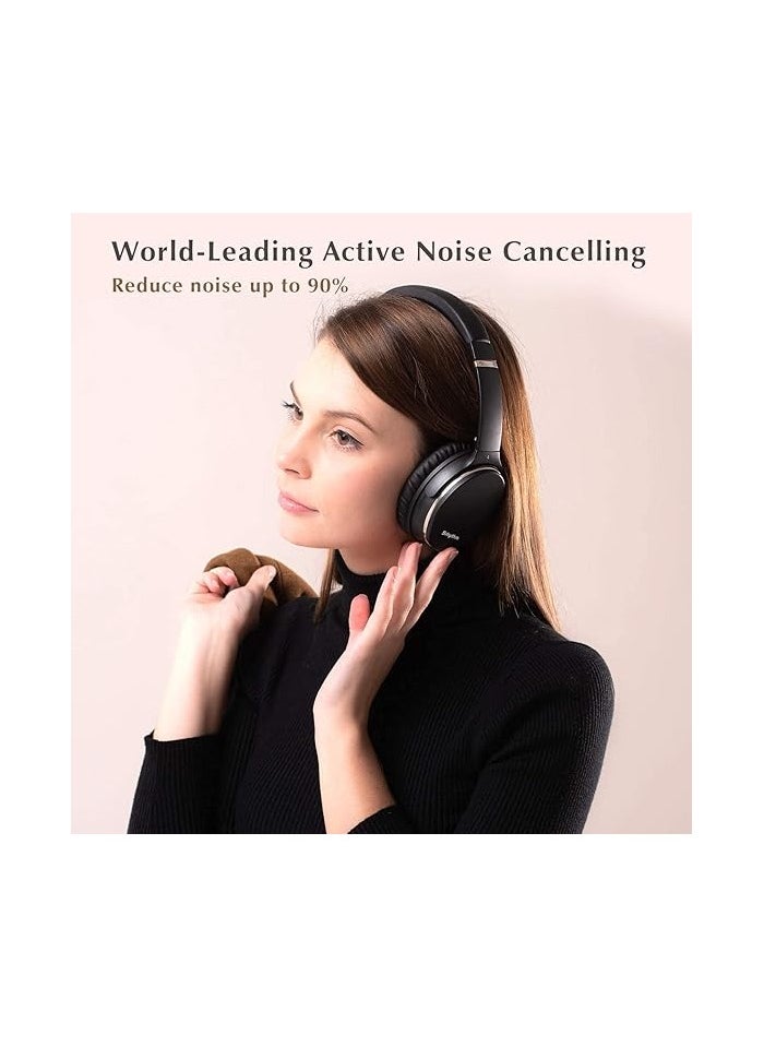 Srhythm - Srhythm NC35 Noise Cancelling Headphones Wireless Bluetooth 5.3, Fast Charge Over-Ear Lightweight Headset with Microphones,Mega Bass 50+ Hours’ Playtime - Image 1
