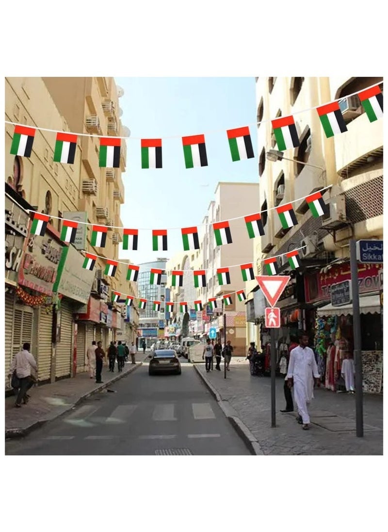 Generic 25 UAE Flags 8 meters long - outdoor decorative polyester flag, durable and bright, suitable for celebrations and events  - Image 4
