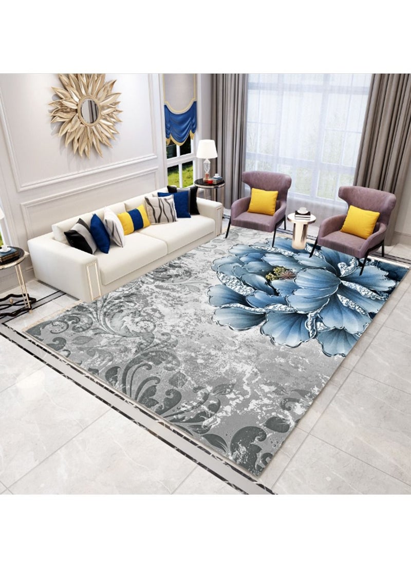 Sharpdo Area Rugs Modern Simple Short Pile Carpet Living Room Bedroom Rug Anti-slip Floor Carpet Home Decor 160 * 230CM  - Image 2