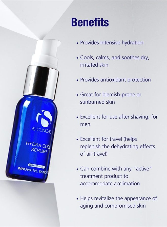 iS CLINICAL Hydra-Cool Serum, Refreshing and Hydrating Skin Face Serum, Anti-Blemish, Anti-Redness - Image 4