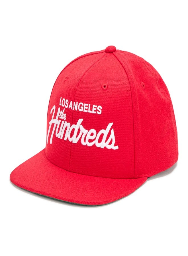 The Hundreds Men's Team Snapback, Red, One Size Fits All - Image 1