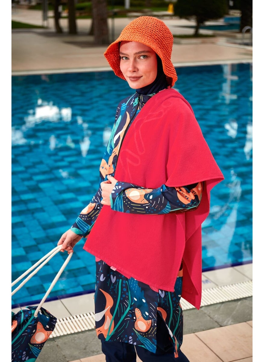 Marina Fuchsia Beach Towel PH23-12093  - Image 1