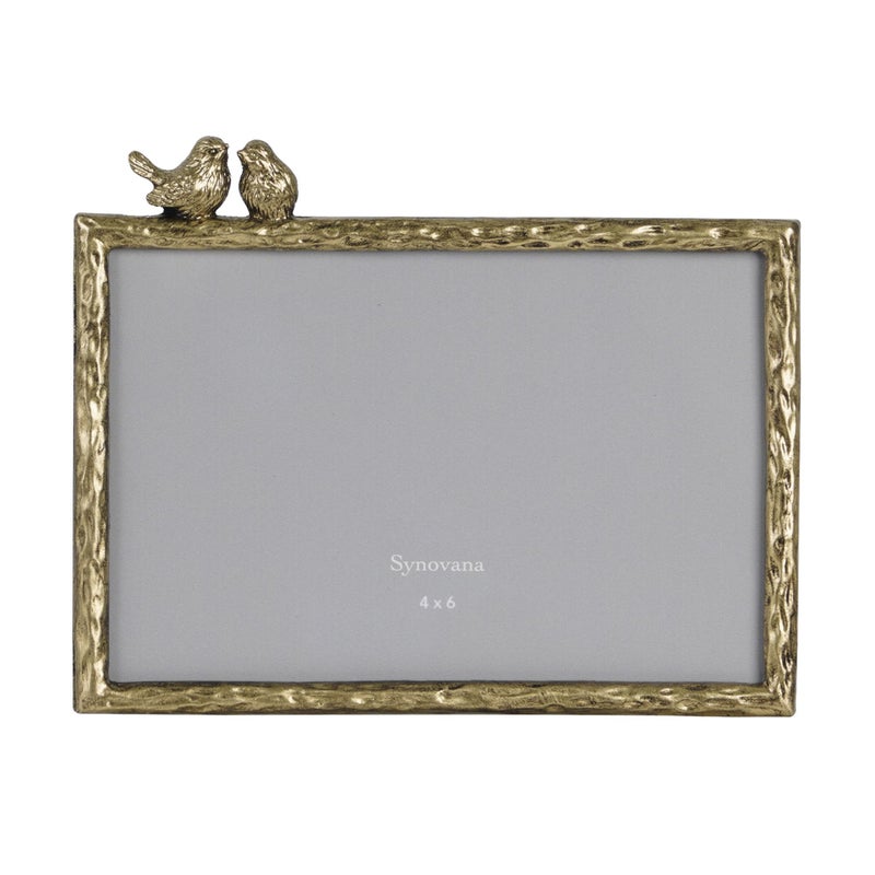 Synovana Vintage 4x6 Picture Frame Distressed Bird Photo Frame Picture Frame for TableTop Display Home Decor - Image 1