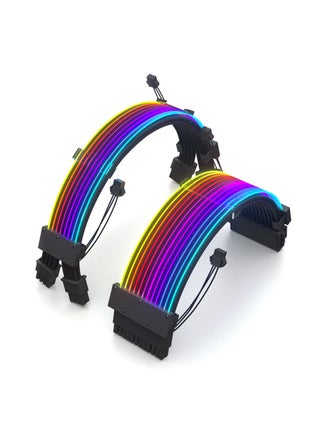 ARGB Sync Motherboard Extension Cables Enhanced GamingMotherboard 24p + graphics card 2*8p black shell black bottom line Motherboard 24p + graphics card 2*8p black shell black bottom line - pzsku/ZD4D5E40D2F621BCB3264Z/45/1746228937/6fc275fc-fb5e-40fc-b26e-988819fc000d