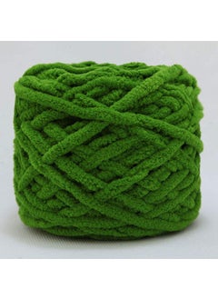 Ice Cream Striped Soft Thick Yarn Handmade Diy Knitted Scarf Yarn Ball Crochet Hook Slipper Self-knitted Ball 09 Grass Green