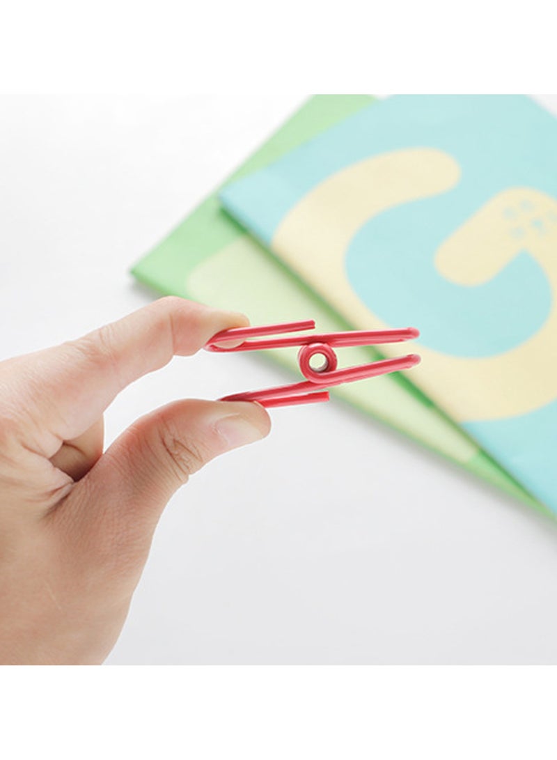 Multifunctional clip Household color small clip Strong Iron clothespin folder Mini clip 50 packs  - Image 5