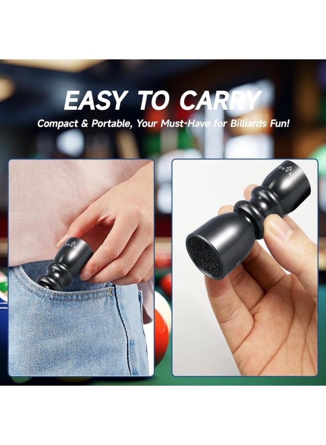 KISSUN 3-in-1 Cue Tip Tool, Professional Pool Cue Tip Shaper, Billiard Pool Cue Accessories Tool, Scuffer, Shaper, Aerator - Image 5