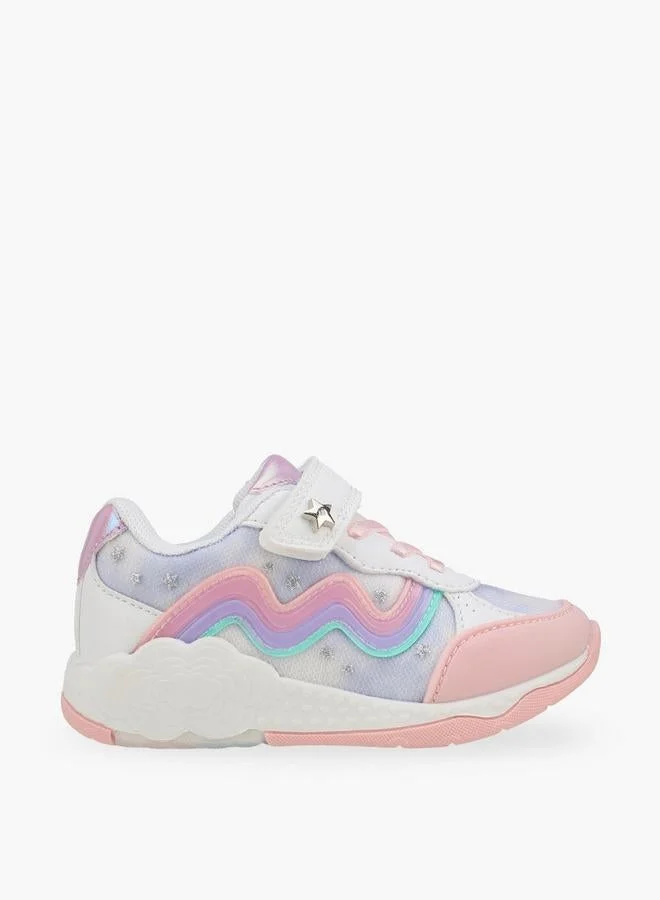 Flora Bella By Shoexpress Girls Hook & Loop Ankle Sneakers