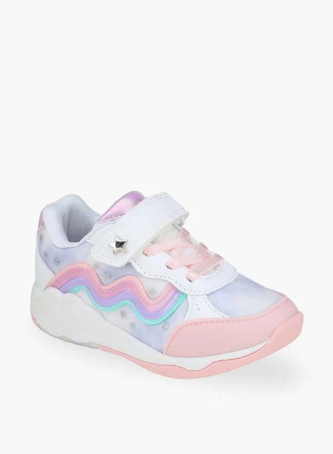 Flora Bella By Shoexpress Girls Hook & Loop Ankle Sneakers
