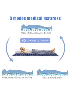 Aikanbo Premium Alternating Air Pressure Waterproof Mattress Pad for Medical or Standard Bed - Sore and Ulcer Relief Quiet Pump System Fits Most Bed Sizes  - Image 4