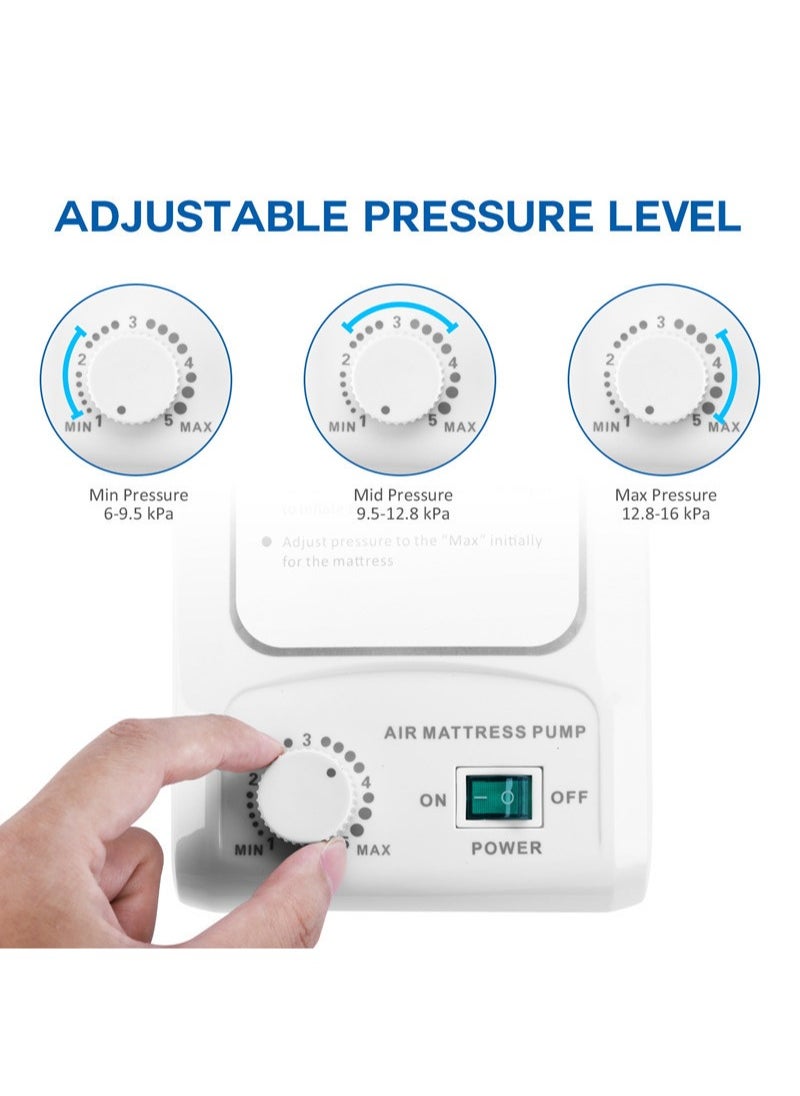Aikanbo Premium Alternating Air Pressure Waterproof Mattress Pad for Medical or Standard Bed - Sore and Ulcer Relief Quiet Pump System Fits Most Bed Sizes  - Image 5