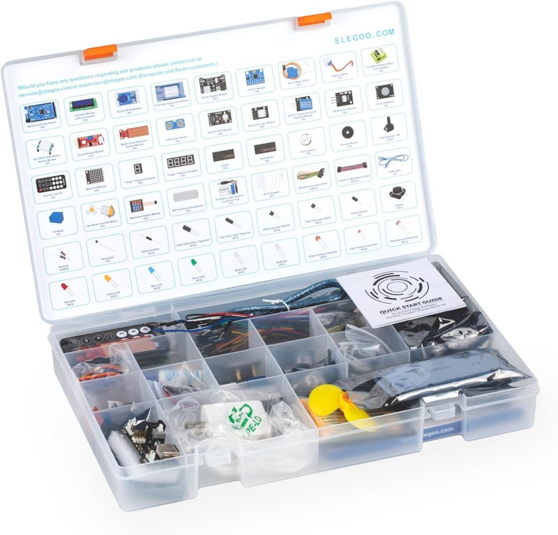 إليجو مجموعة ELEGOO Mega R3 Project The Most Complete Ultimate Starter Kit مع دليل تعليمي متوافقة مع Arduino IDE - Image 3