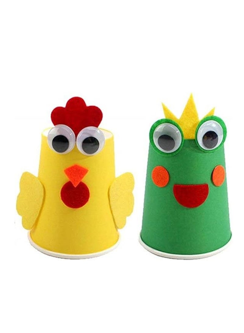 200 Pieces 25mm Black Wiggle Googly Eyes with Self-Adhesive - Image 3