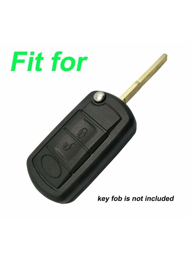 Arruweer Keyless Entry Remote Key Fob Skin Cover Protective Silicone Rubber key Jacket Protector for Land Rover Discovery LR3 Range Rover Sport (Black) - Image 2
