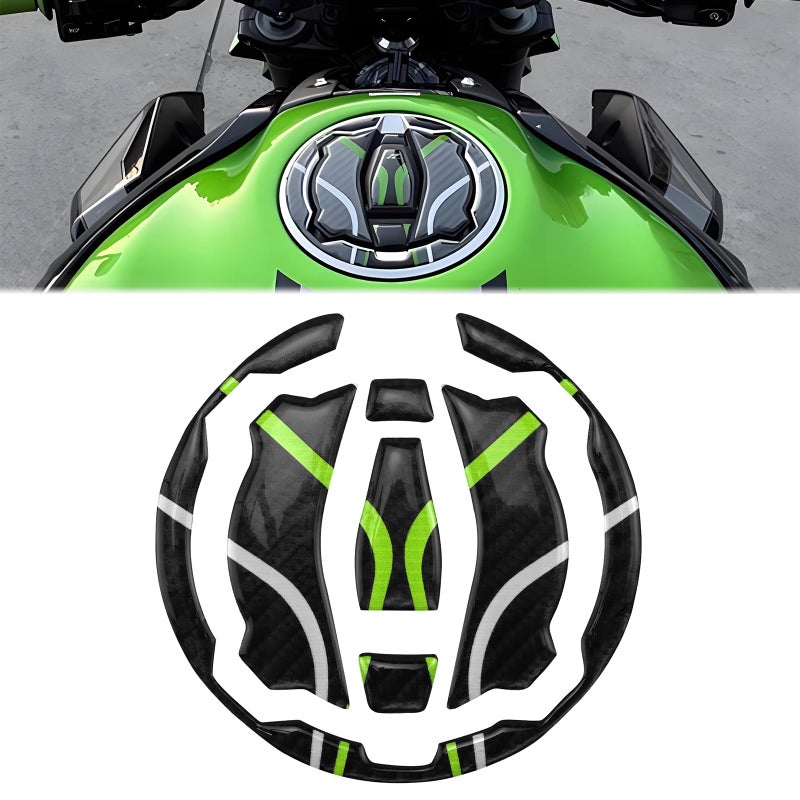 XIDAODIT Motorcycle Tank Protectors Sticker Anti Slip Tank Pad Protector Decal for Kawasaki Ninja ZX6 ZX6R ZX636 ZX6R 636 2024 2025 - Image 3