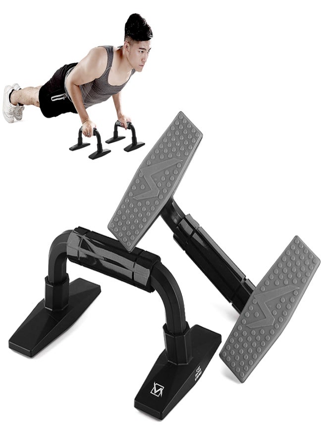 Lx 2PCS Push Up Bars Pushup Chest Bar Stand Sports Gym Exercise Workout Training Trainer for Men and Women - Image 1