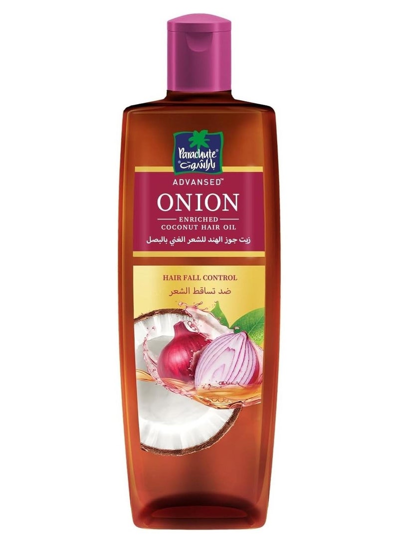 باراشوت زيت الشعر المتطور الغني بالبصل وجوز الهند للتحكم في تساقط الشعر 200 مل