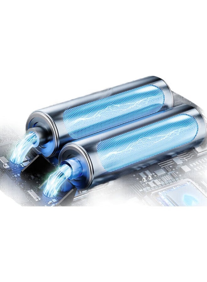 Solove F5 Desktop Mini Fan, Air Circulator, Usb Rechargeable, Compact Portable, For Dorm, Office, Outdoor Camping, Tabletop Oscillating, Air Conditioner Companion, High Wind Power, Pink - Image 3