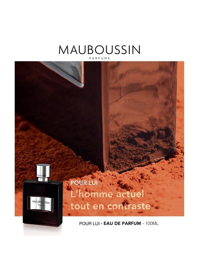 MAUBOUSSIN Pour Lui 100ml (3.3 Fl Oz) - Eau de Parfum for Men - Ferny & Modern Scents  - Image 1