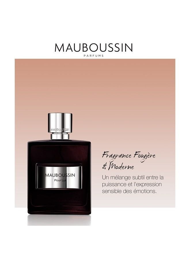 MAUBOUSSIN Pour Lui 100ml (3.3 Fl Oz) - Eau de Parfum for Men - Ferny & Modern Scents  - Image 2