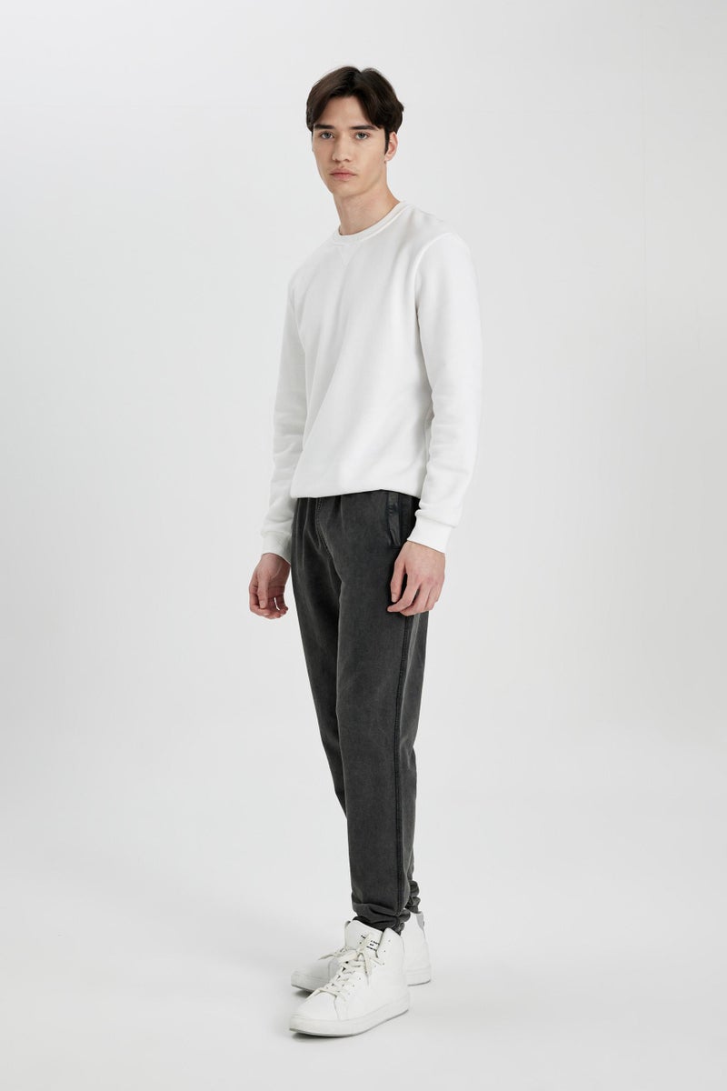 DeFacto Man Regular Fit Fleece Pocket Sweatpants - Image 5