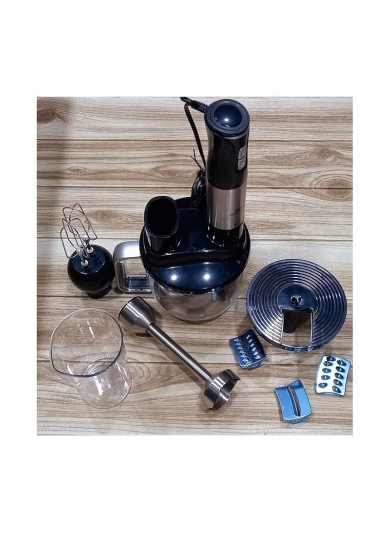 Turkish hand blender, 27 functions - 1500 watts - 2 speeds, stainless steel, black, 1500 watts  - Image 3