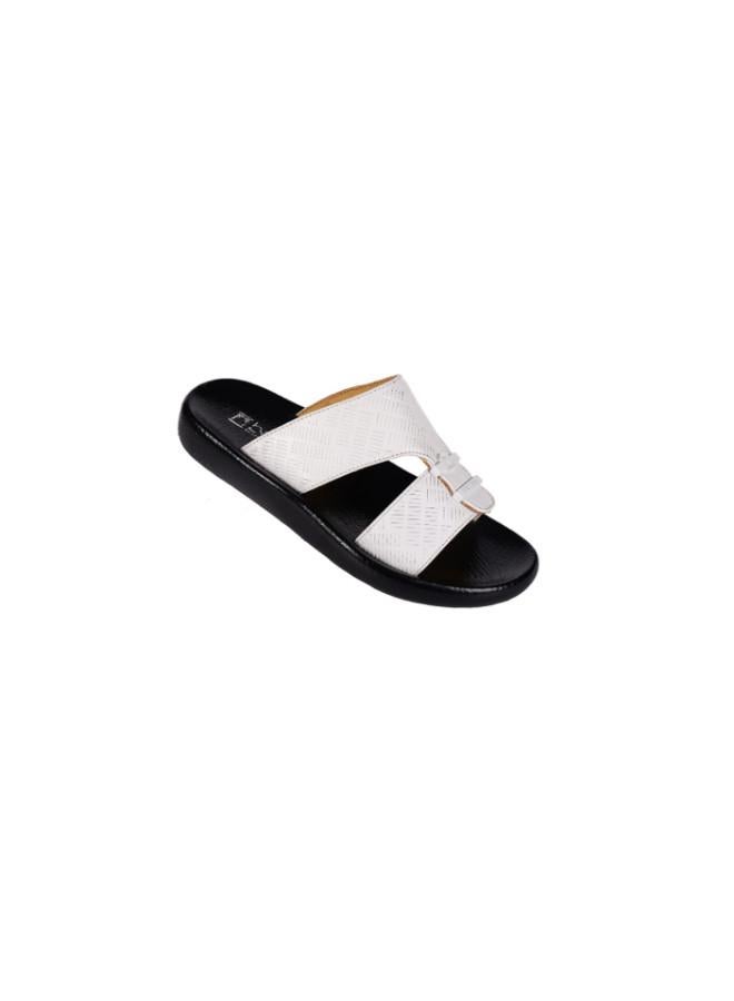 barjeel uno 008-3573 Barjeel Uno Boys Arabic Sandals B-63073 White  - Image 2