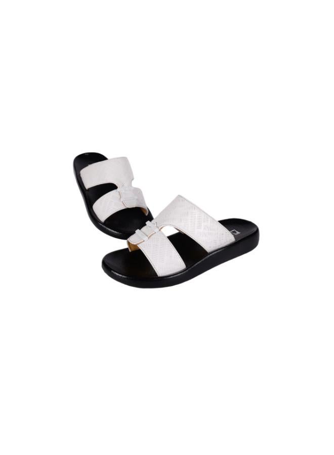 barjeel uno 008-3573 Barjeel Uno Boys Arabic Sandals B-63073 White  - Image 3