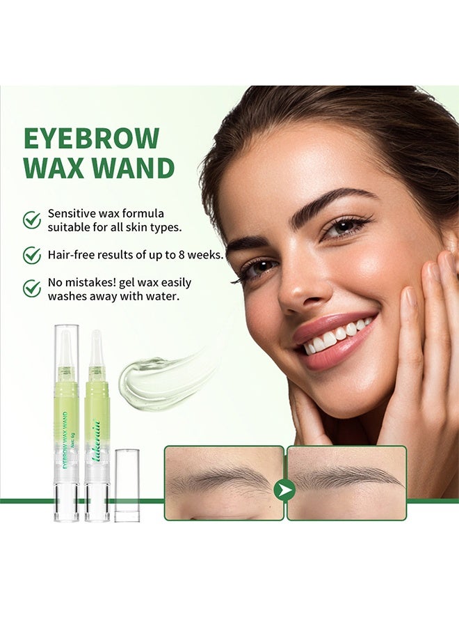 lakerain Eyebrow Wax Wand, Made With Honey & Beewax, For Salon Quality Brows At Home Up For 6 Weeks Of Hair Free Skin - Image 3