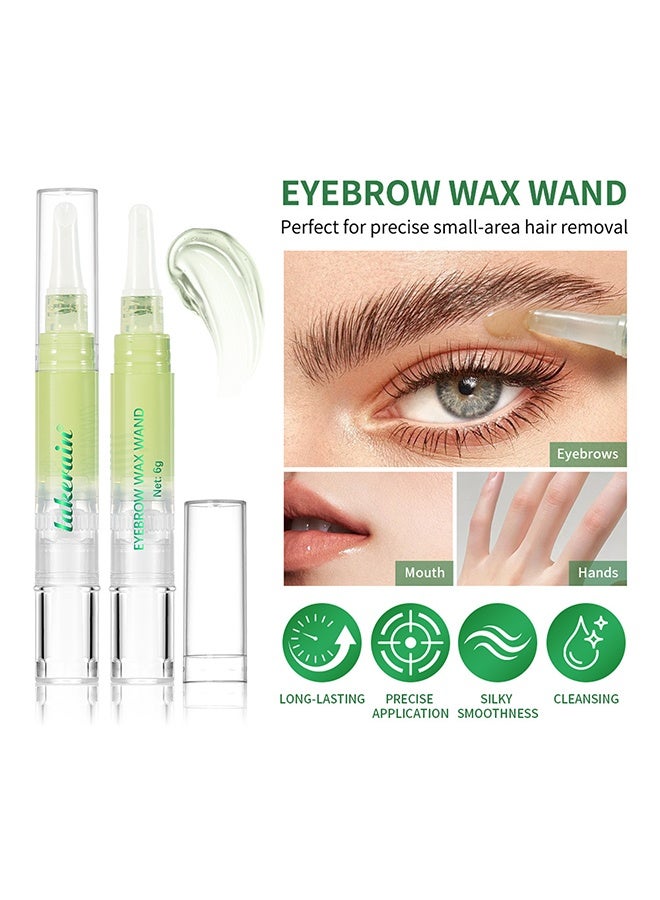 lakerain Eyebrow Wax Wand, Made With Honey & Beewax, For Salon Quality Brows At Home Up For 6 Weeks Of Hair Free Skin - Image 2