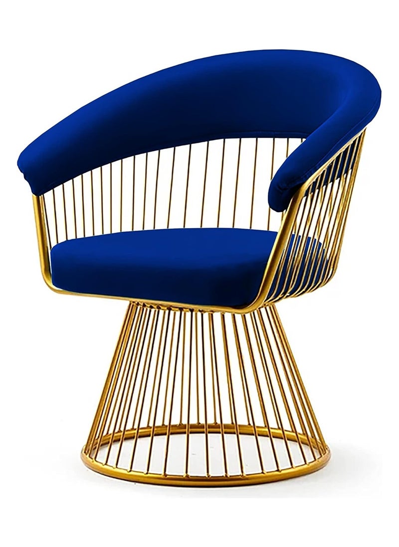 DubaiGallery Accent Chair with Gold Legs,Modern Armchair Vanity Chair Stool for Makeup Room Comfy Dining Chairs Modern Classic Leather Side Sofa Chair Heavy Duty Kitchen 