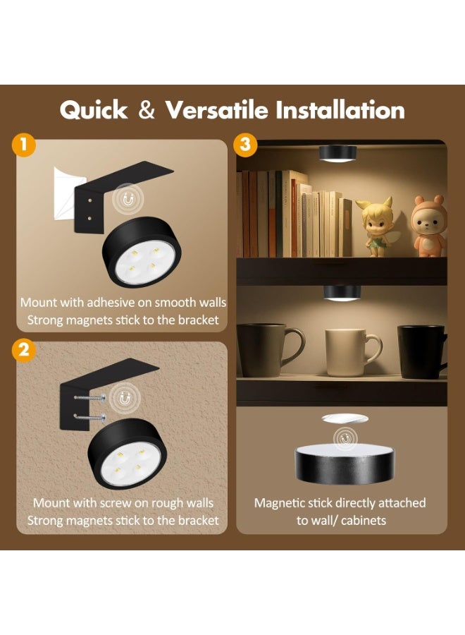 Rechargeable 3 Wall Mounted Lights, 13 Color Lighting Mode, Wireless Magnetic Painting Light With Remote Control, Innovative Lighting For Home Decoration - Image 5