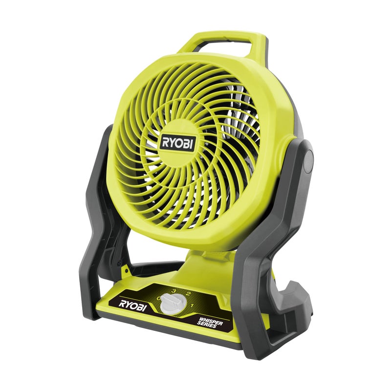 RYOBI RF18-0 18V ONE+ Cordless 3-Speed Whisper Fan (Bare Tool), Hyper Green - Image 1