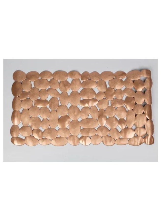 Bathroom Floor Mat Anti-Slip Shower Mat - Rose Gold - Image 1