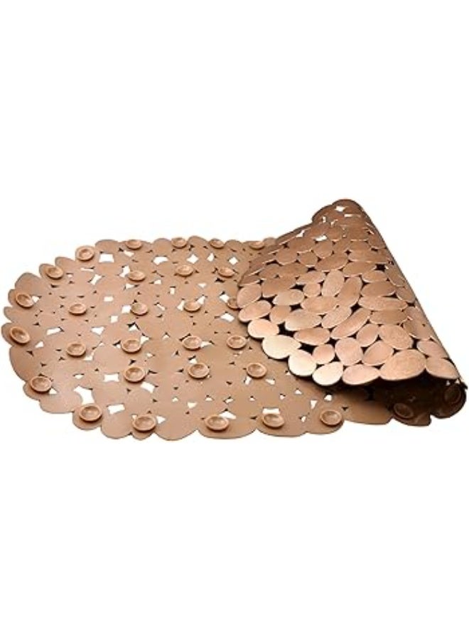 Bathroom Floor Mat Anti-Slip Shower Mat - Rose Gold - Image 3