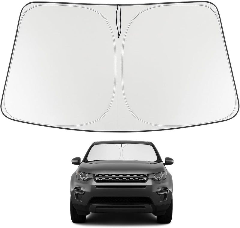 Proadsy 2025 Upgrade Windshield Sun Shade for 2014-2019 Discovery Sport - Foldable UV Protection - Image 1