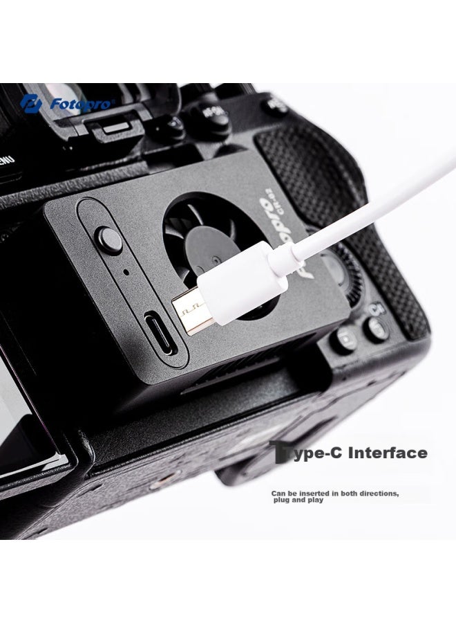 Fotopro Cr-02 Portable Camera Semiconductor Cooling And Heat Dissipation Device, Black - Image 4