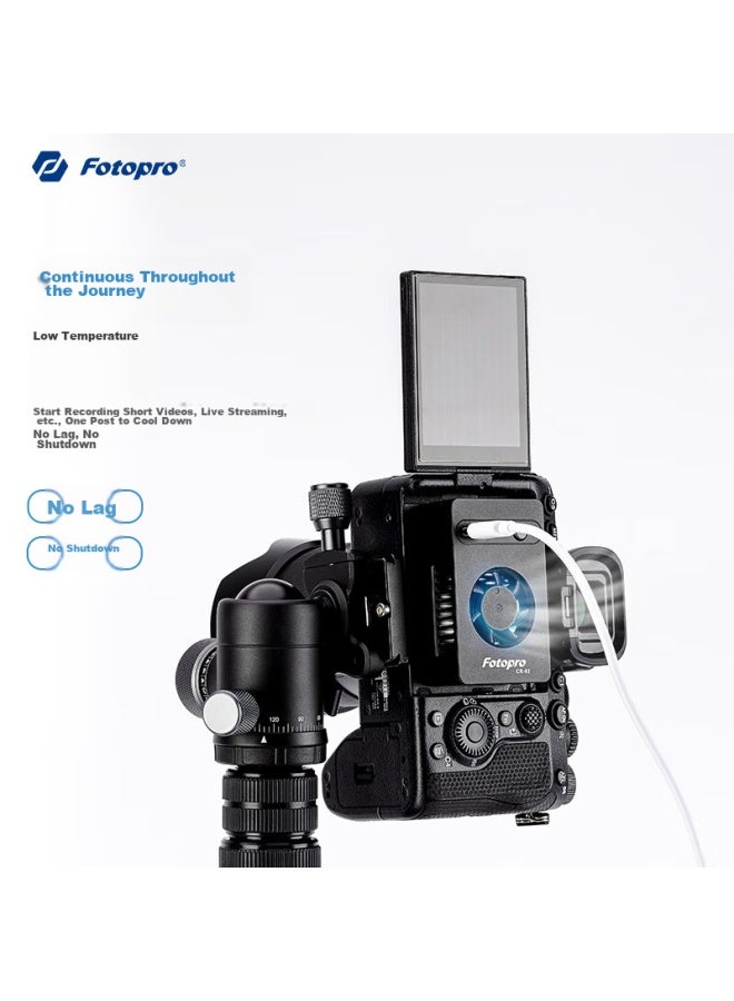 Fotopro Cr-02 Portable Camera Semiconductor Cooling And Heat Dissipation Device, Black - Image 2