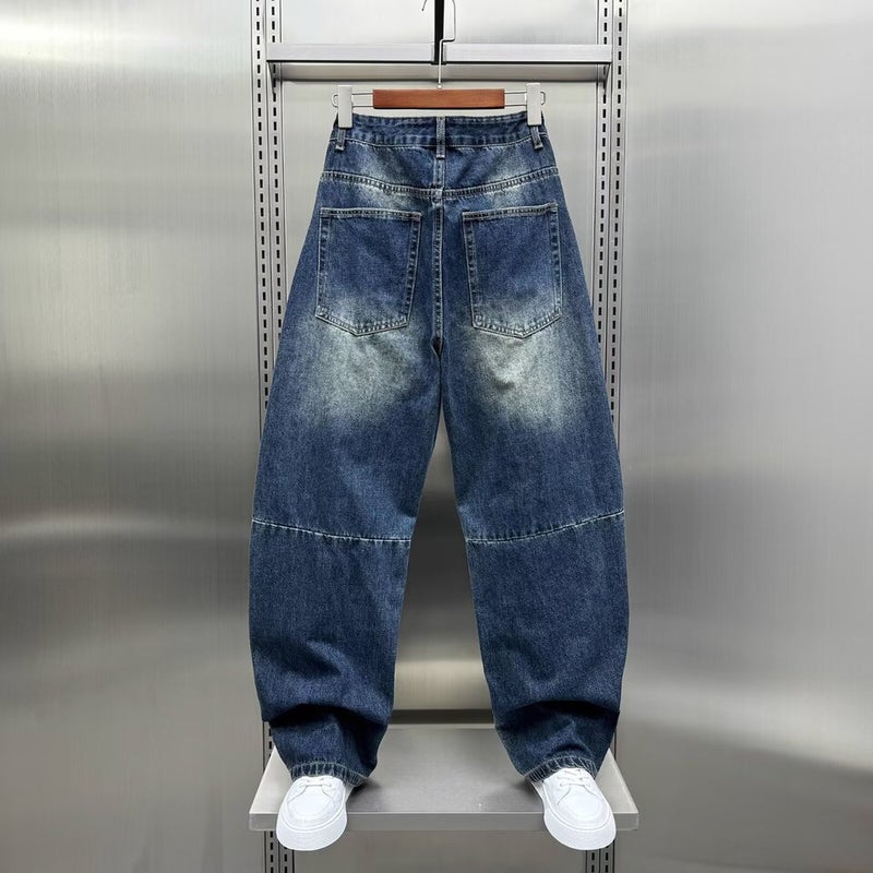 Unisex Classic Denim Jeans Loose Fit Daily Outdoor Wear - Image 5