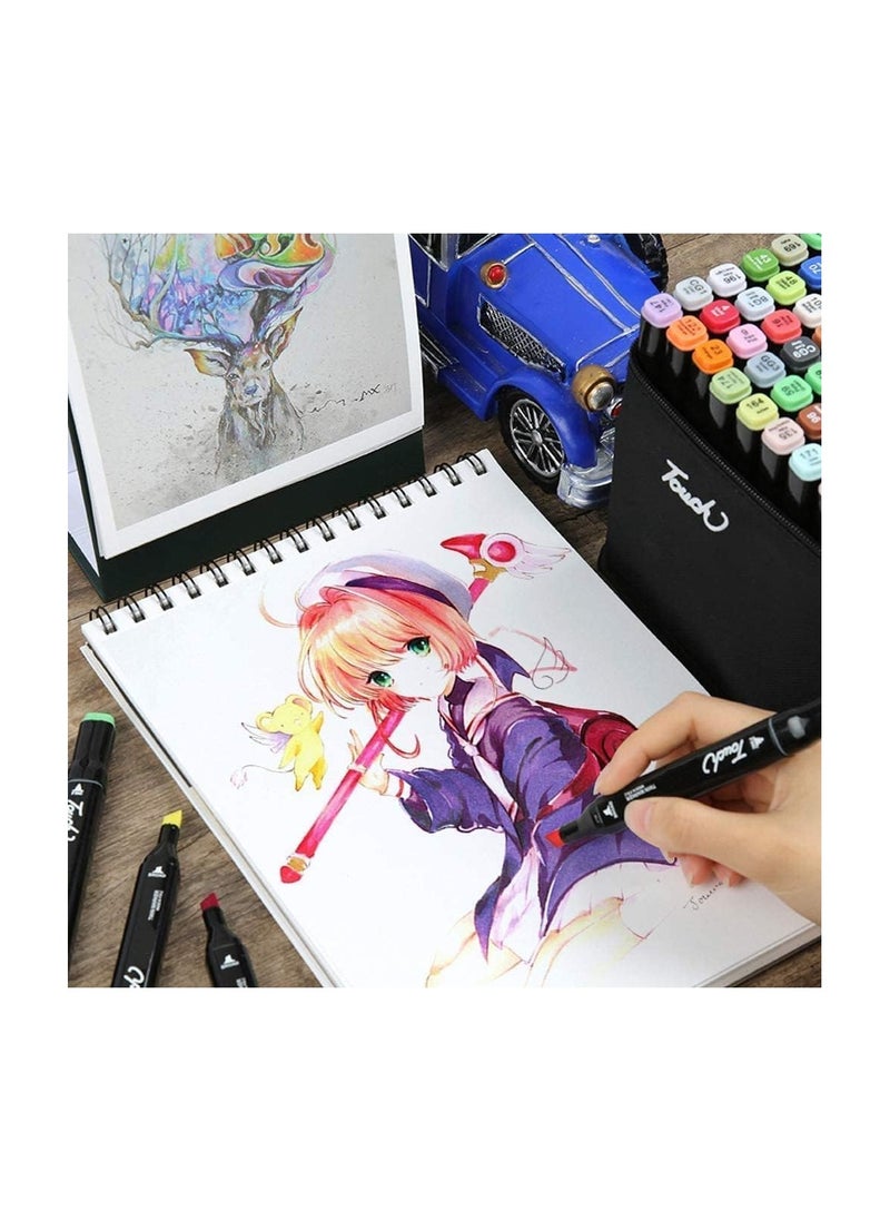 تاتش 36 قطعة من أقلام تحديد ألوان الكحول لرسم الرسم || قلم تمييز للمستلزمات الفنية (قلم تحديد 36 قطعة)  - Image 4
