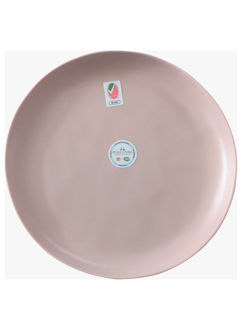 MODA CUCINA طبق عشاء ميلامين - وردي 27 سم - Image 1