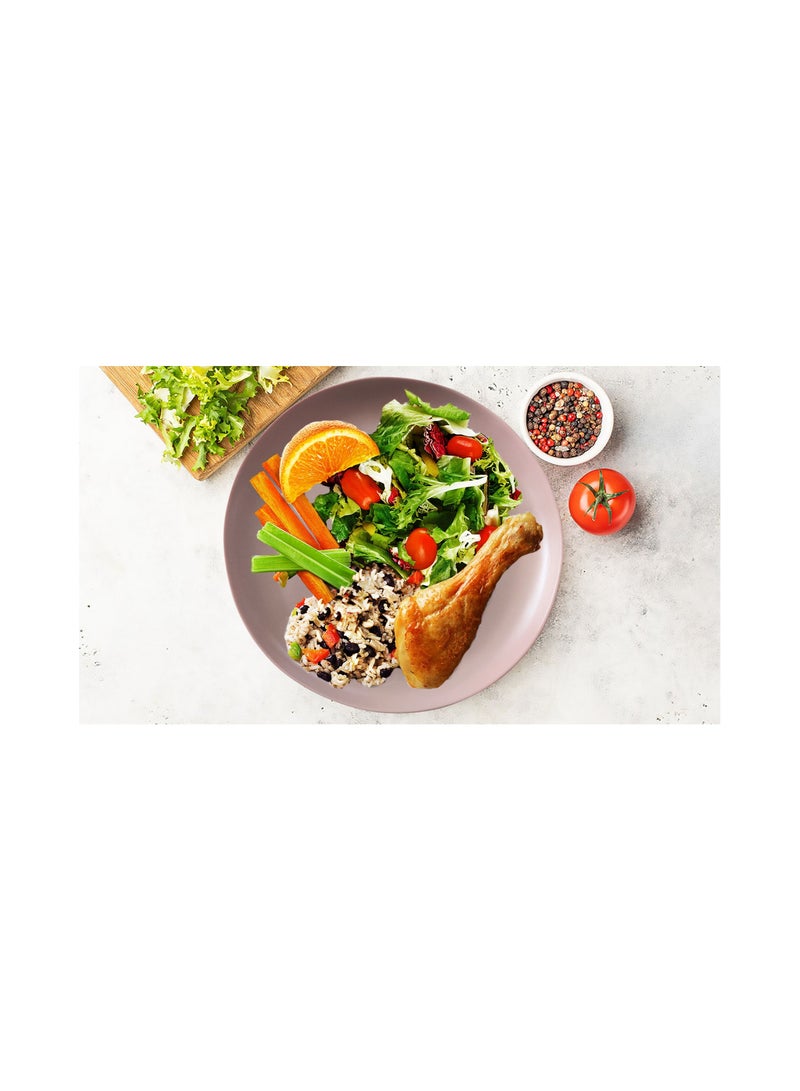 MODA CUCINA طبق عشاء ميلامين - وردي 27 سم - Image 2