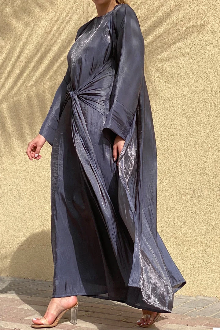 مويستريت 3 Piece Shimmer Abaya Set